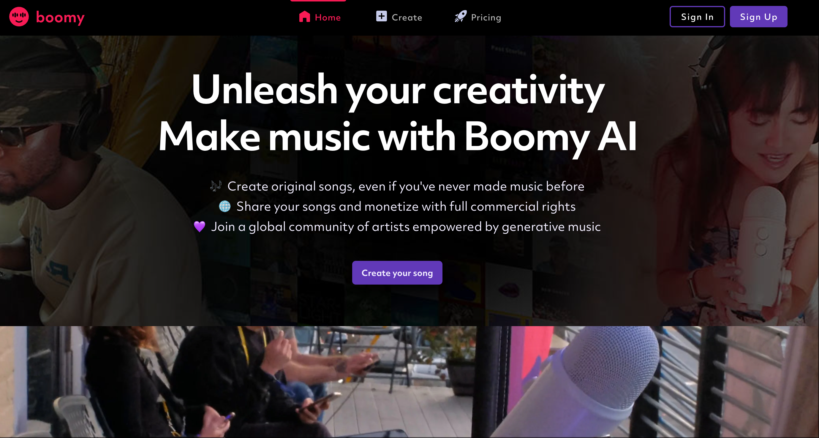 Boomy screenshot