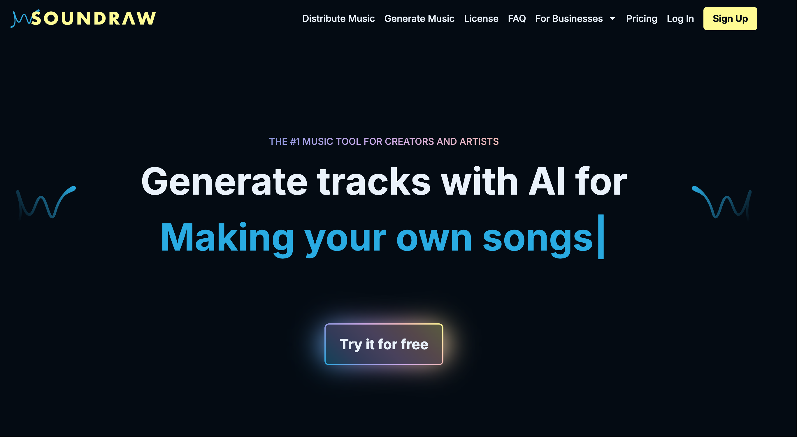 Soundraw screenshot